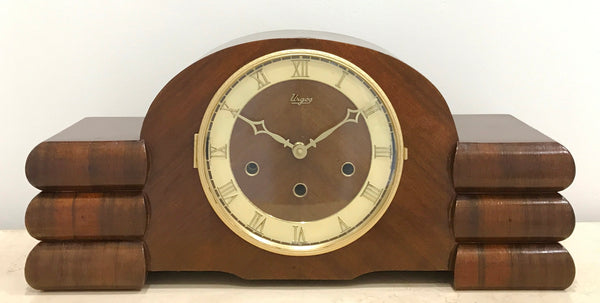 Original Vintage URGOS Battery Mantel Clock | eXibit collection
