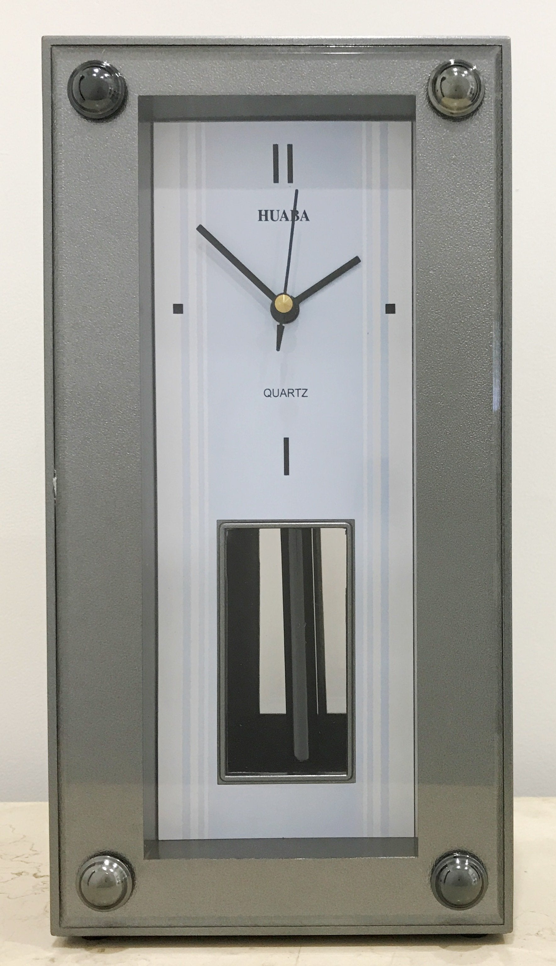 Musical Quartz Battery Chime Mantel Table Clock | eXibit collection