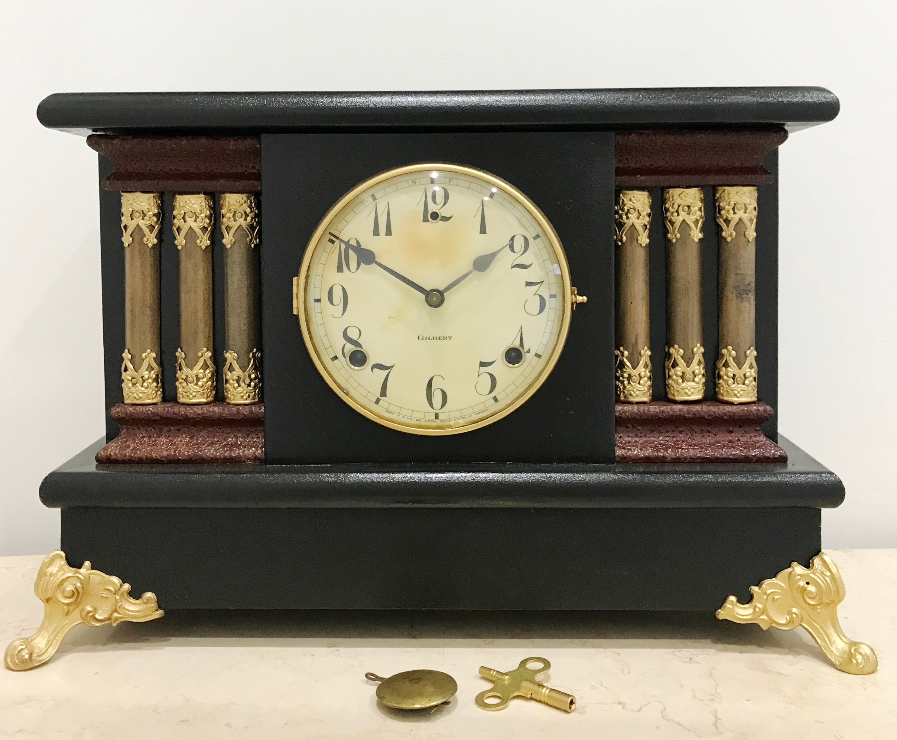 Antique Gilbert Mantel Clock | eXibit collection