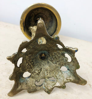 Antique Ornate BRASS Figural Cherub Service Call Hotel Tabletop Bell | Adelaide Clocks