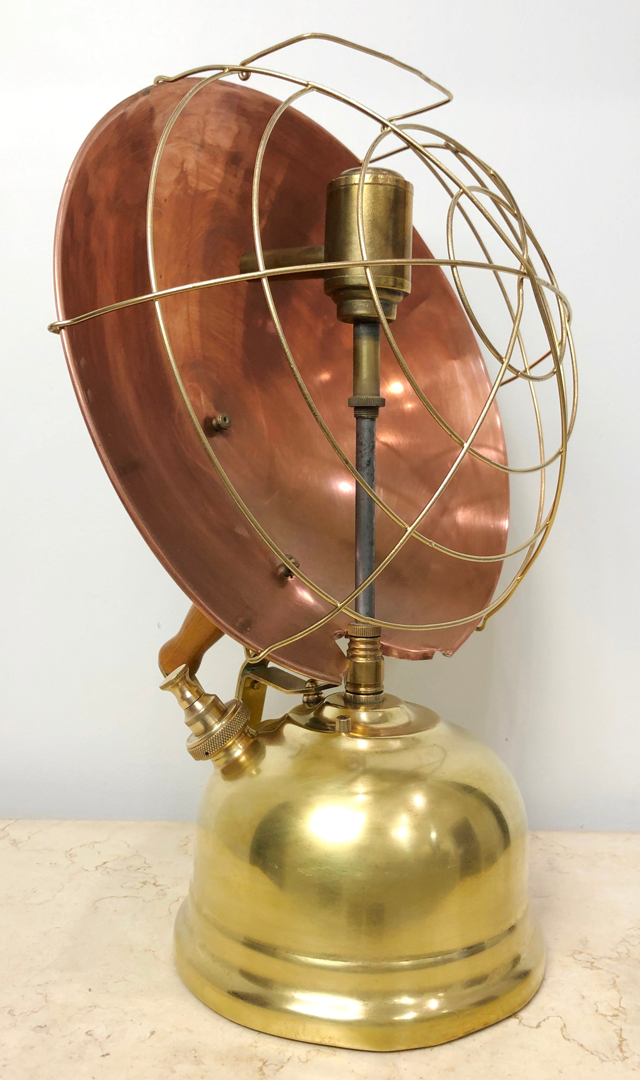 Vintage Brass and Copper TILLEY Radiator Lamp | eXibit collection