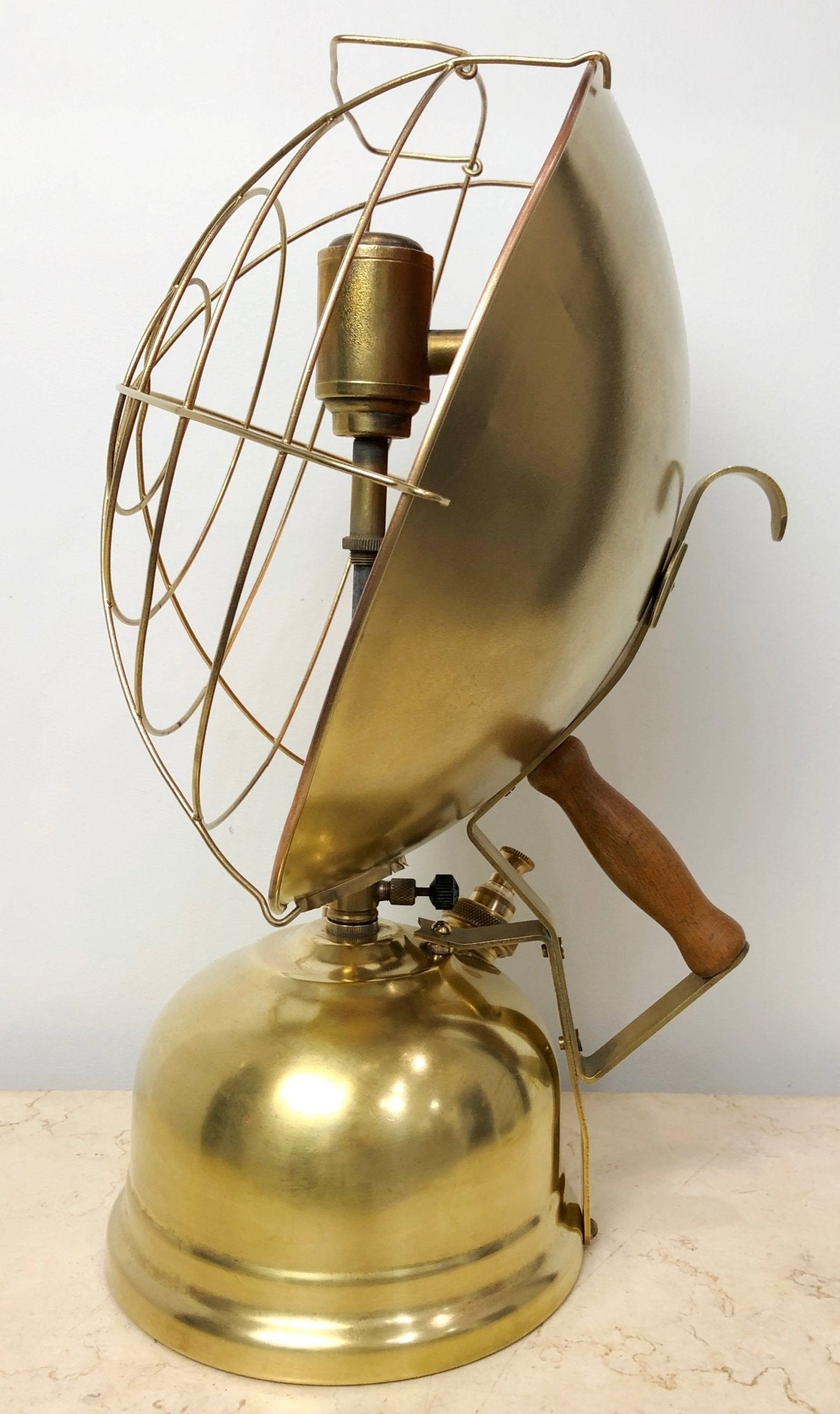 Vintage Brass and Copper TILLEY Radiator Lamp | Adelaide Clocks