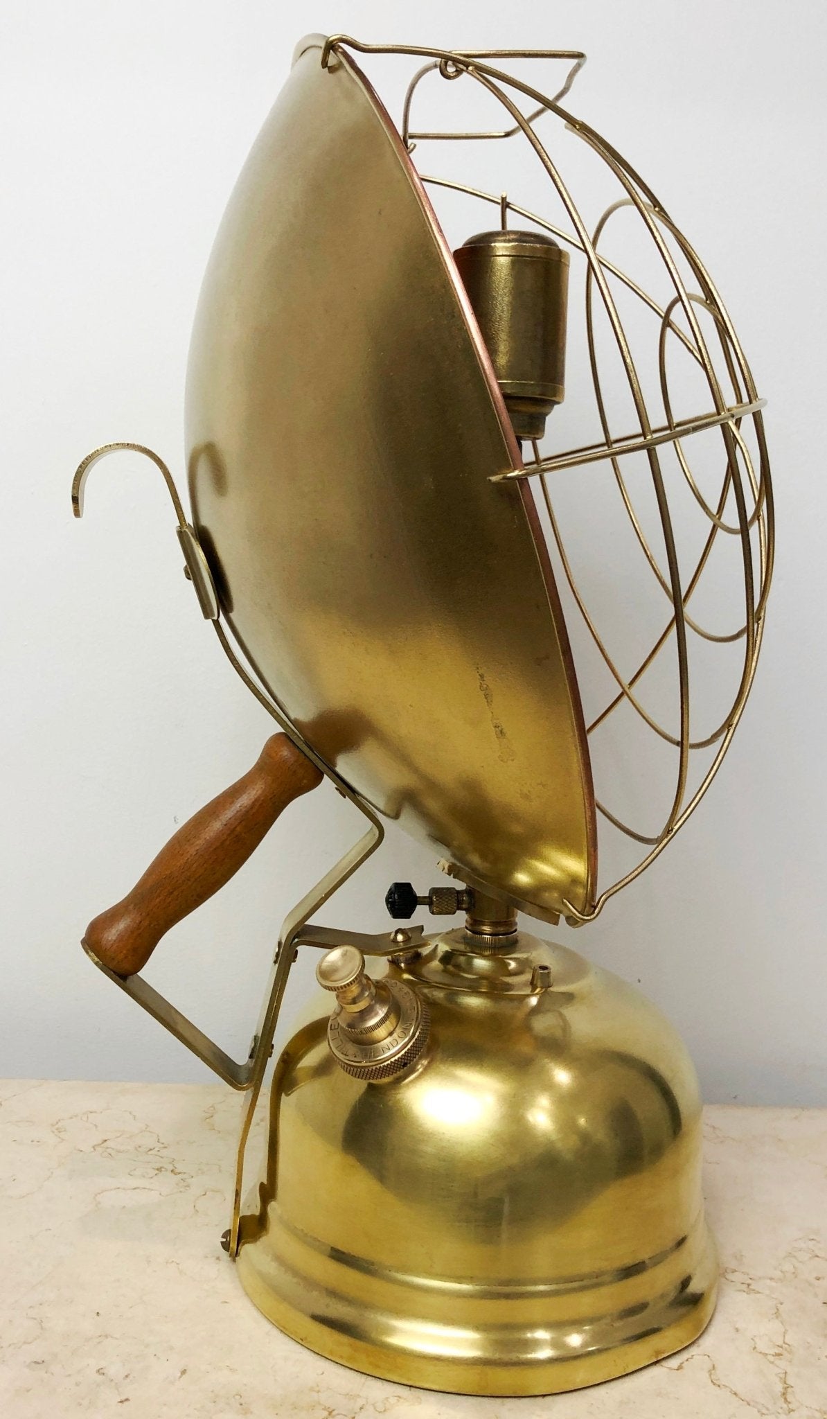 Vintage Brass and Copper TILLEY Radiator Lamp | Adelaide Clocks