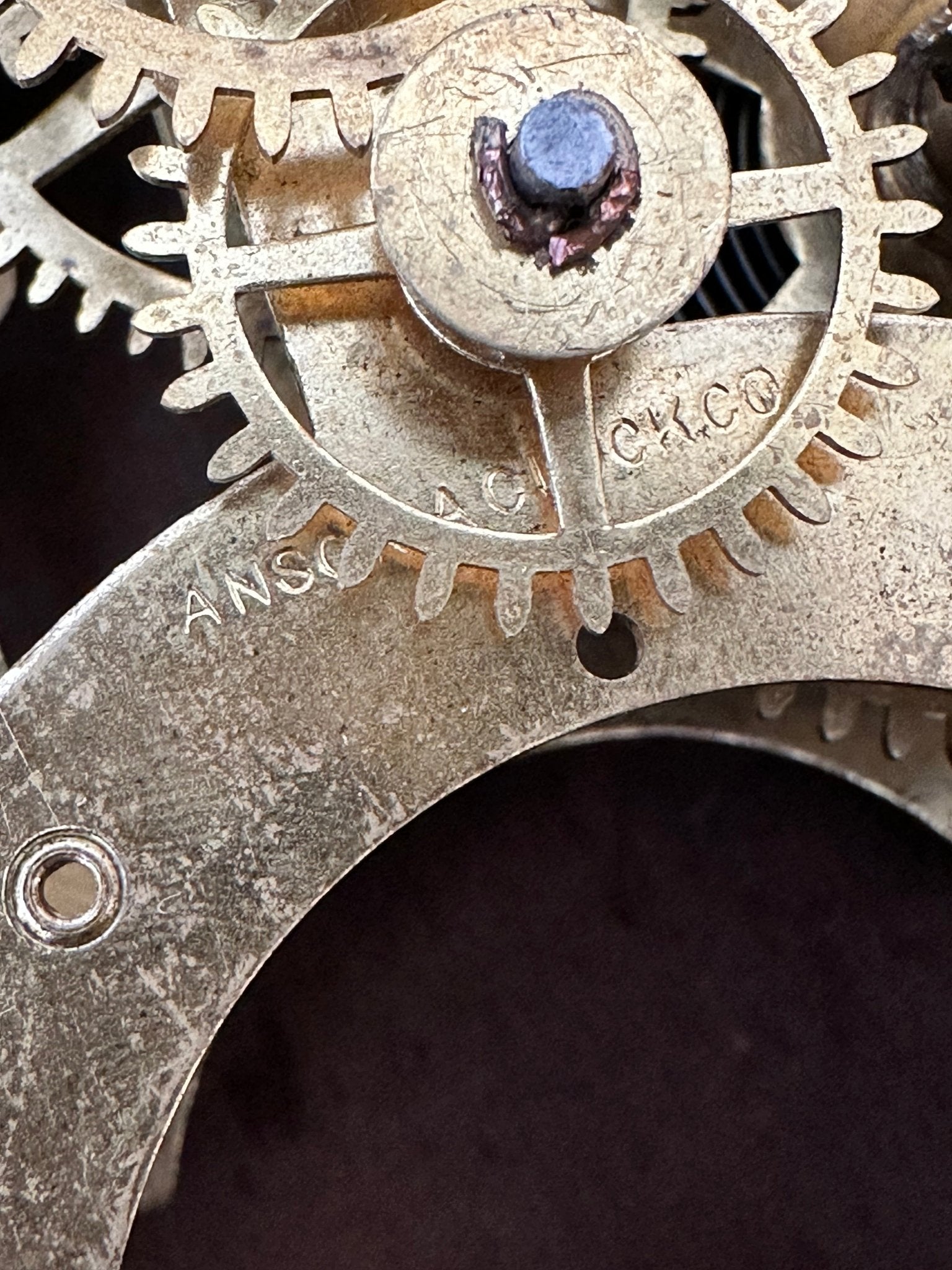 Antique Ansonia Cable Lever Wall Clock | Adelaide Clocks