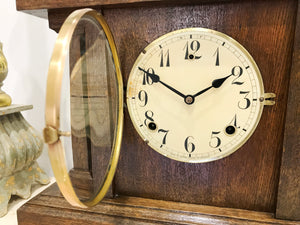 Original Antique USA Hammer Chime Mantel Clock | eXibit collection