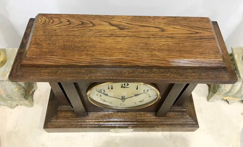 Original Antique USA Hammer Chime Mantel Clock | eXibit collection