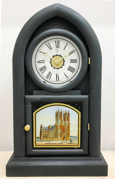 Antique JEROME Cathedral Beehive Quartz Battery Mantel Clock | eXibit collection