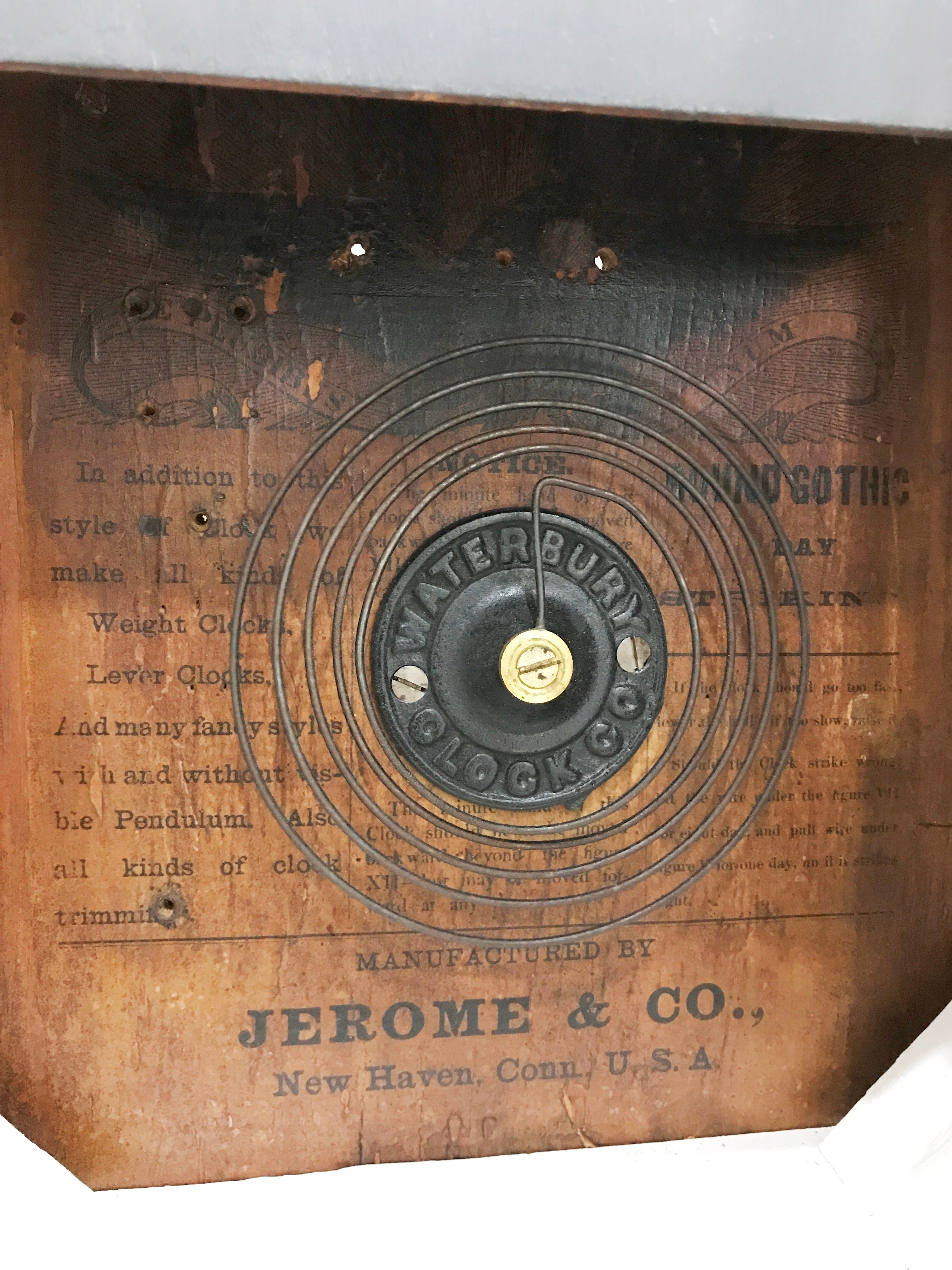 Antique Jerome Cathedral Westminster Abby Battery Mantel Clock | Adelaide Clocks