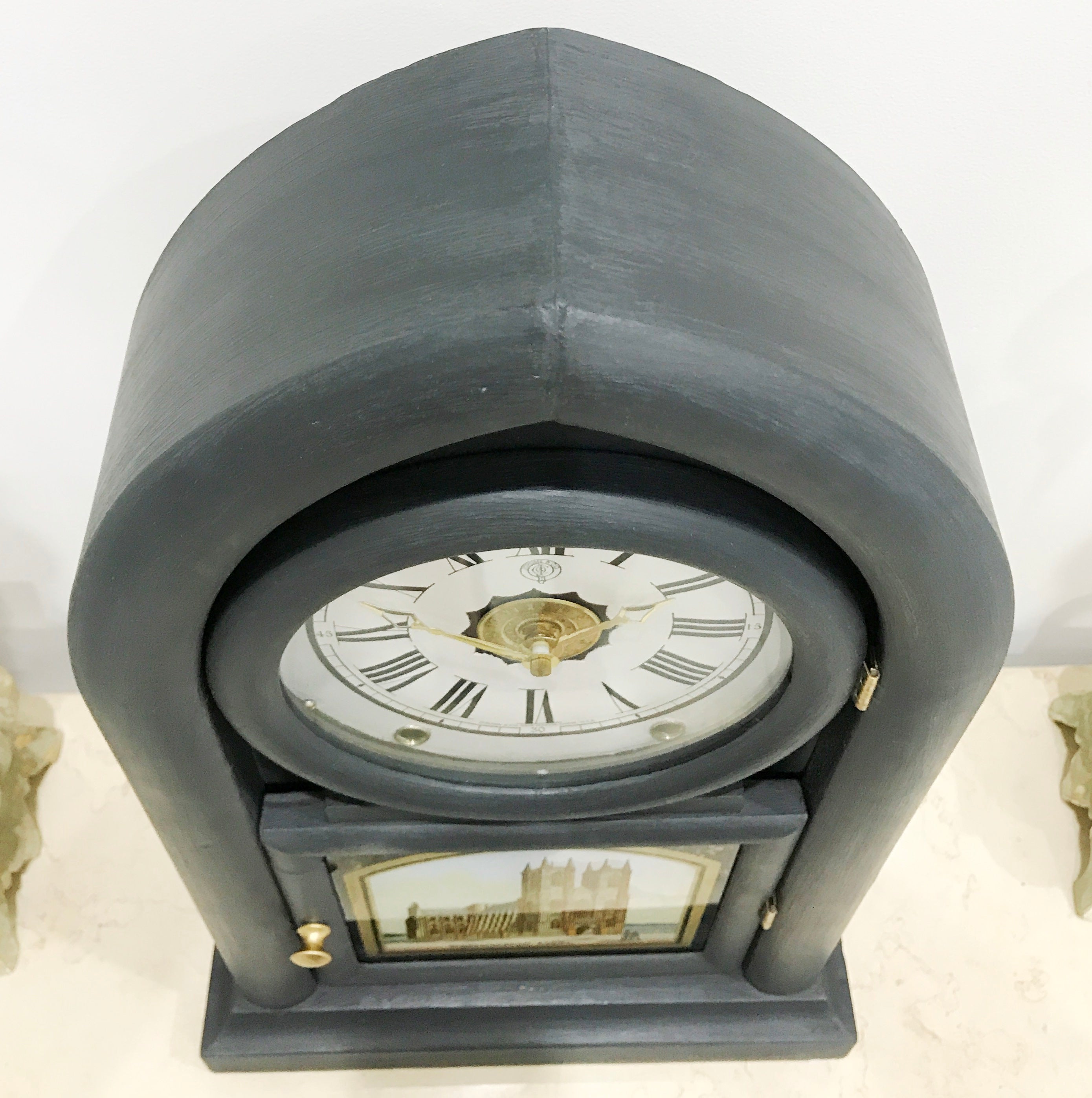 Antique Jerome Cathedral Westminster Abby Battery Mantel Clock | Adelaide Clocks