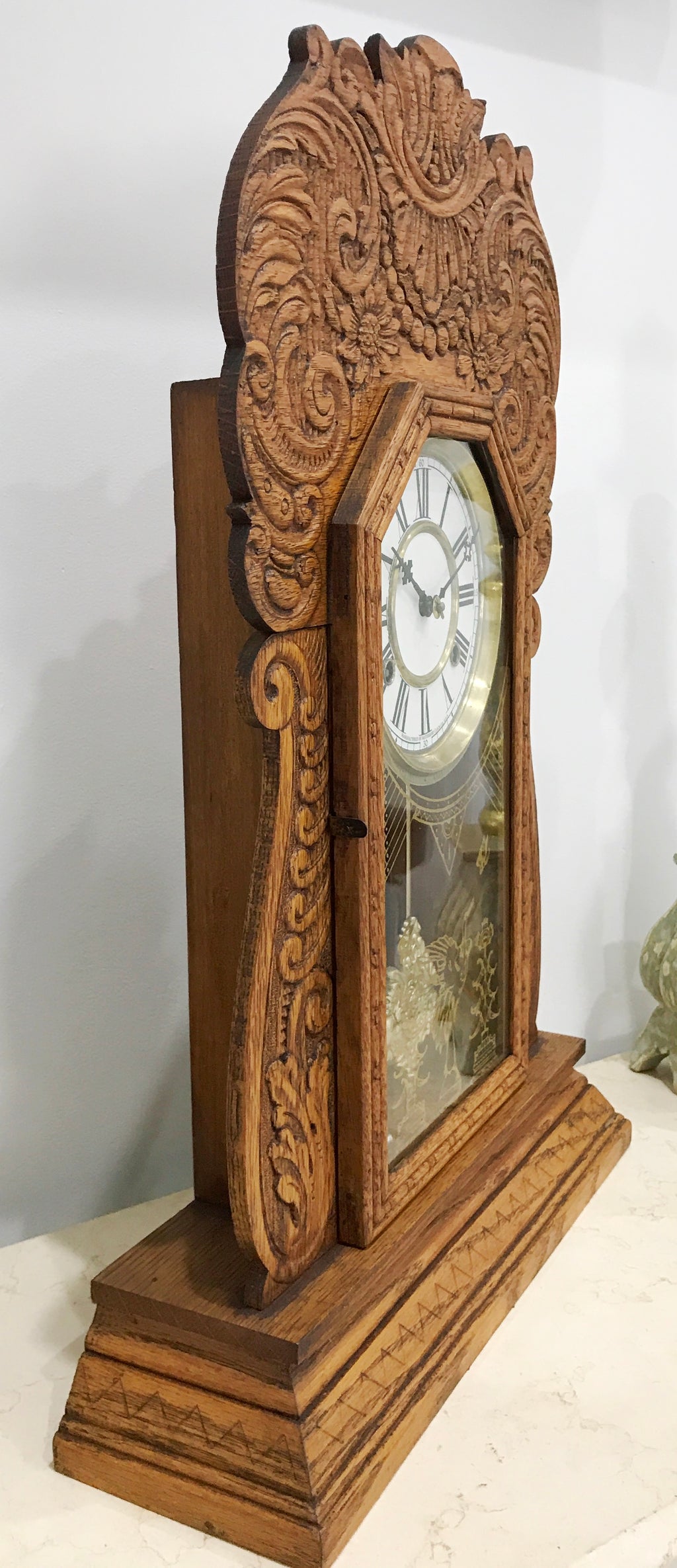 Antique Waterbury Cottage Mantel Clock | Adelaide Clocks