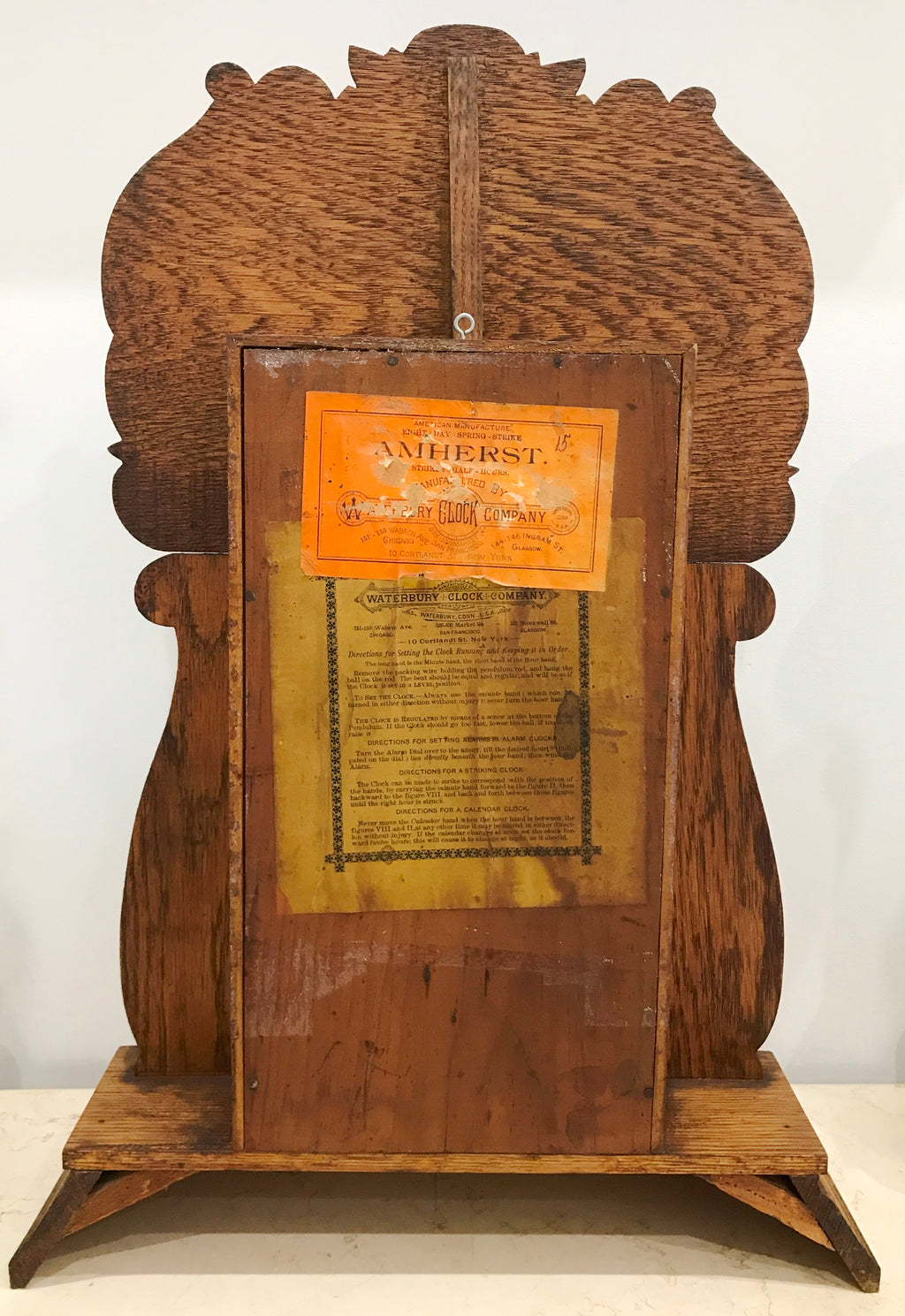 Antique Waterbury Cottage Mantel Clock | Adelaide Clocks