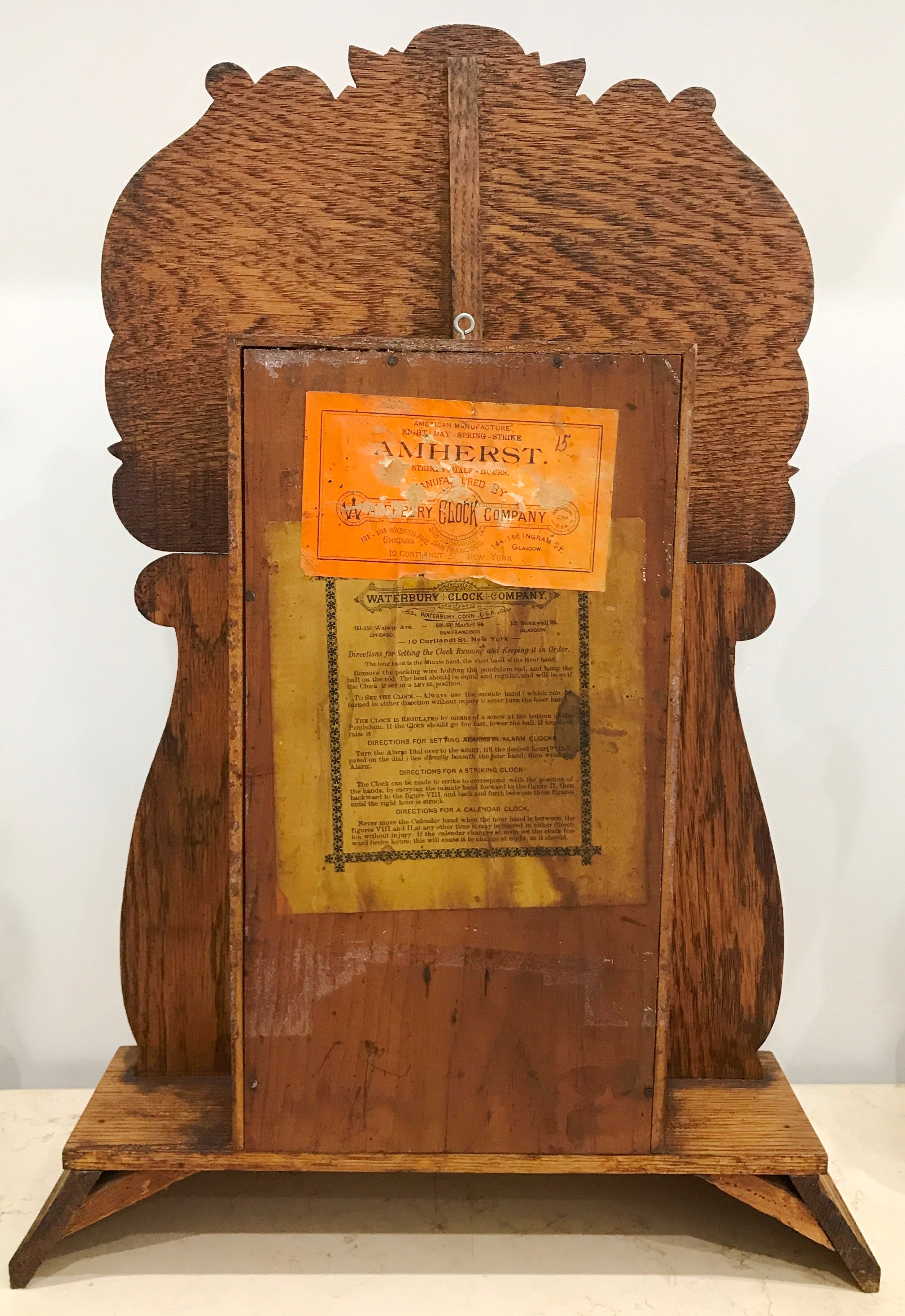 Antique Waterbury Cottage Mantel Clock | Adelaide Clocks