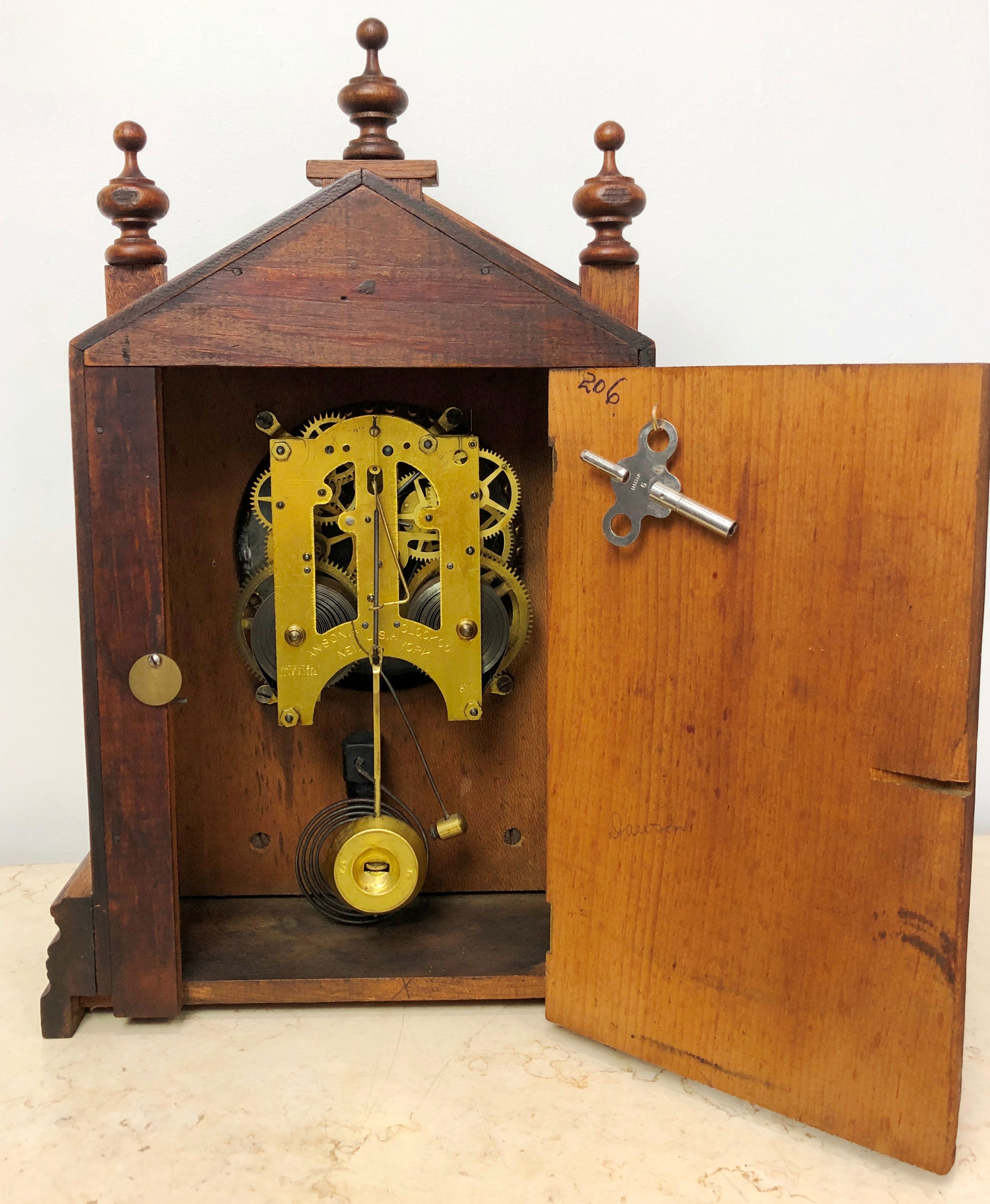 Antique ANSONIA New York Chime Mantel Clock | eXibit collection