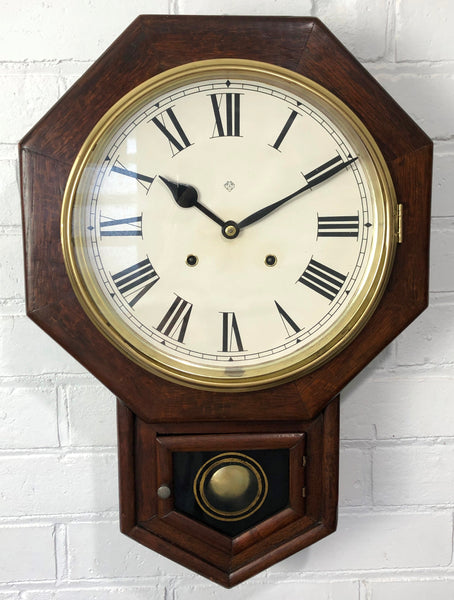 Antique ANSONIA Hammer Coil Chime Wall Clock | eXibit collection