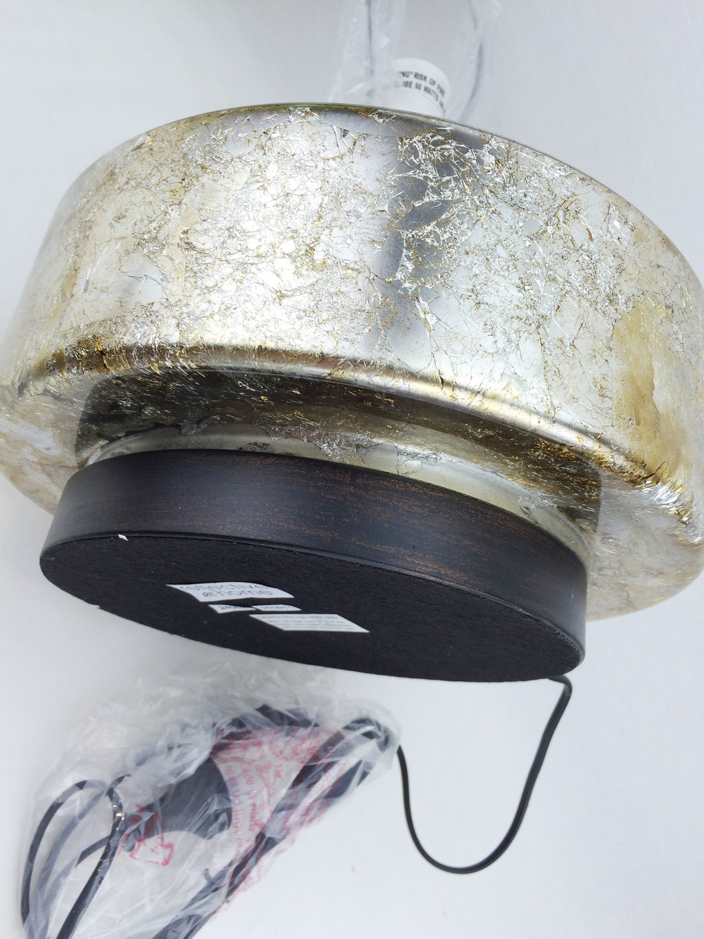 Vintage Rustic Style Crackle Look Table Lamp Base | eXibit collection