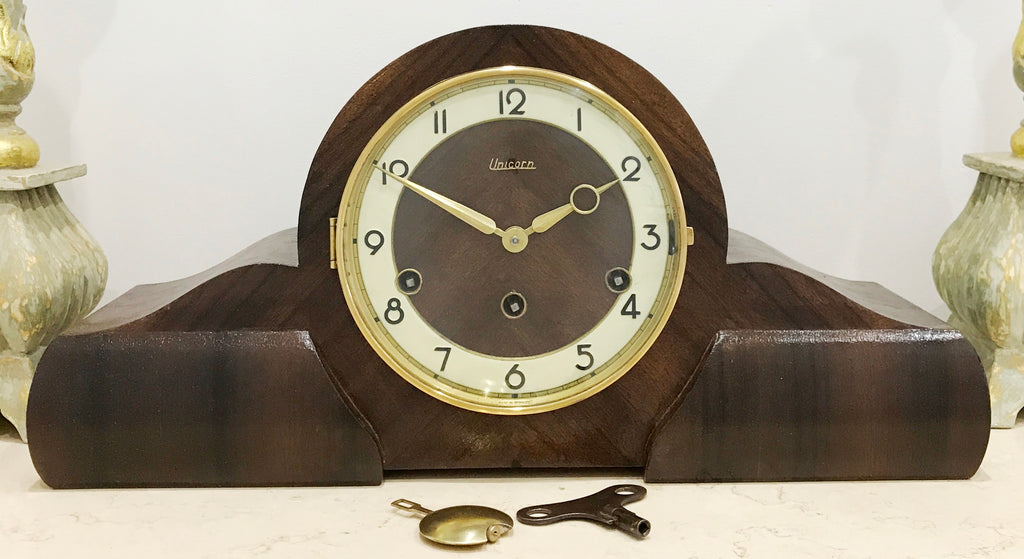 Vintage UNICORN Mantel Clock | eXibit collection