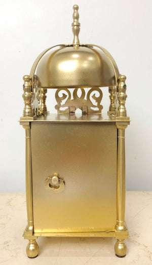 Vintage Brass Lantern Smiths England Bell Mantel Clock | eXibit collection