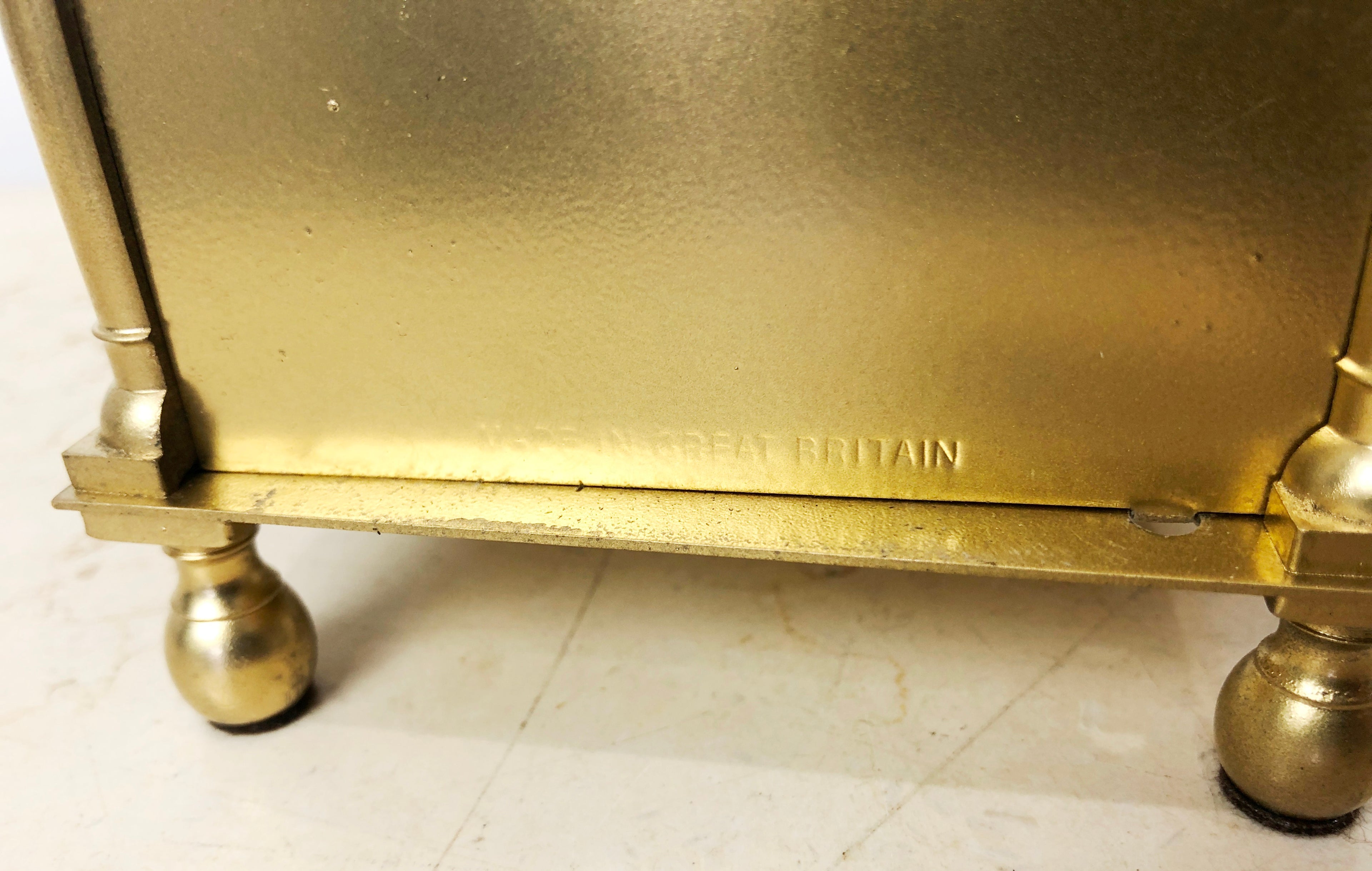 Vintage Brass Lantern Smiths England Bell Mantel Clock | eXibit collection