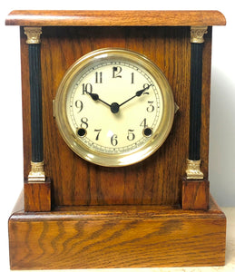 Antique Sessions Battery Mantel Clock | eXibit collection