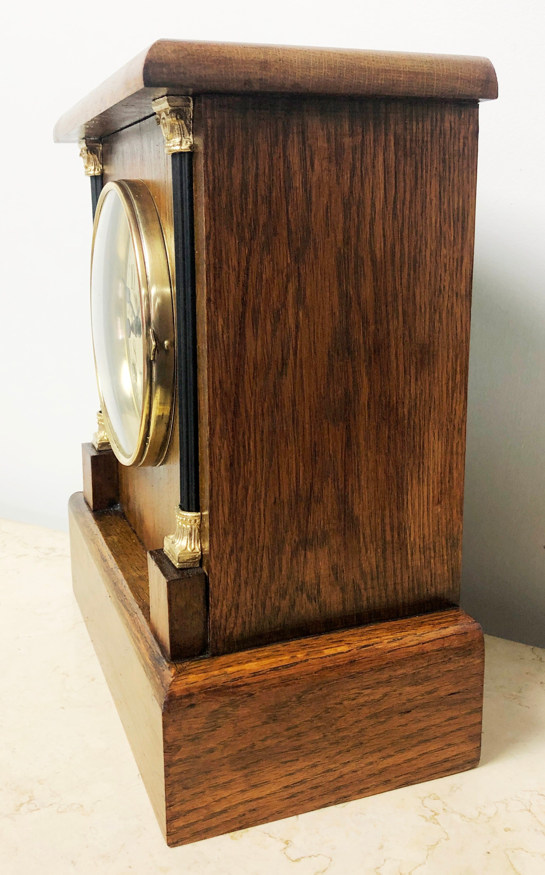 Antique Sessions Battery Mantel Clock | eXibit collection