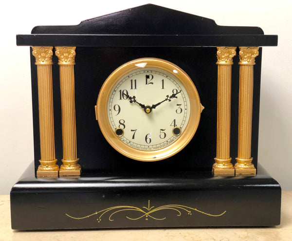 Antique Sessions Battery Mantel Clock | eXibit collection