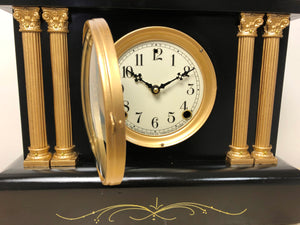 Antique Sessions Battery Mantel Clock | eXibit collection