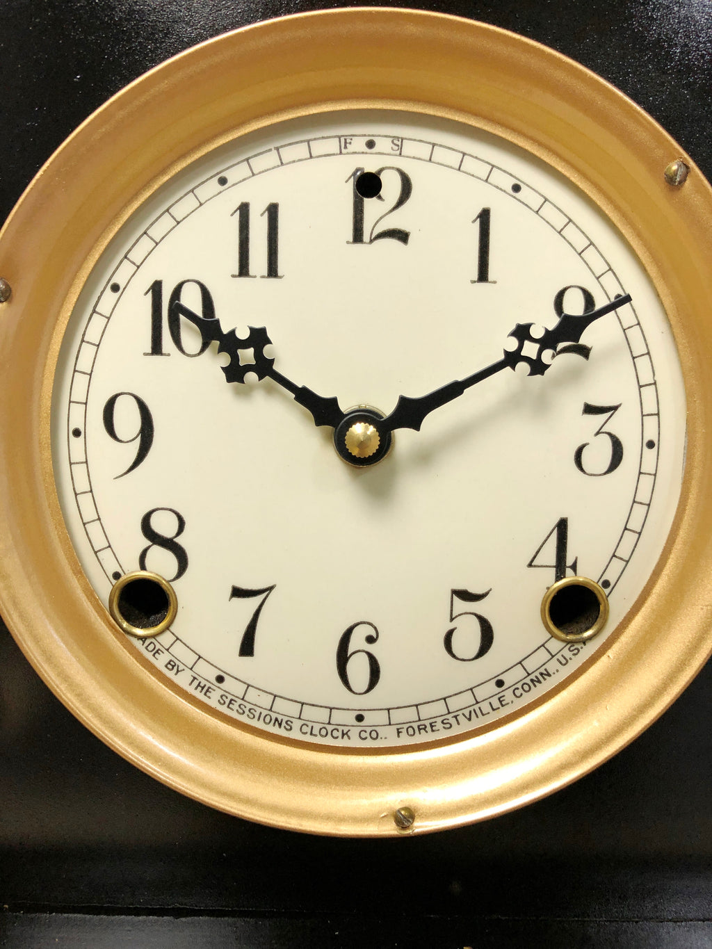 Antique Sessions Battery Mantel Clock | eXibit collection