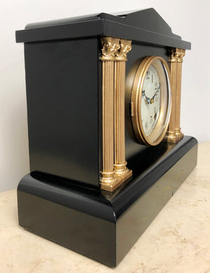 Antique Sessions Battery Mantel Clock | eXibit collection