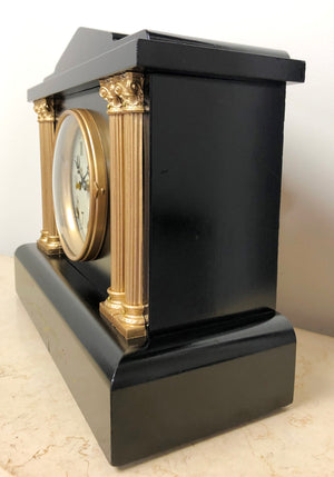 Antique Sessions Battery Mantel Clock | eXibit collection