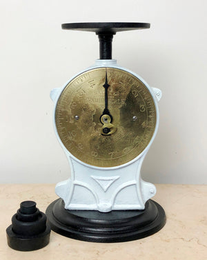 RESTORED Vintage Cast Iron SALTER Kitchen Scale | eXibit collection