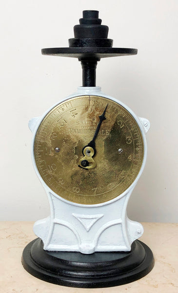 RESTORED Vintage Cast Iron SALTER Kitchen Scale | eXibit collection