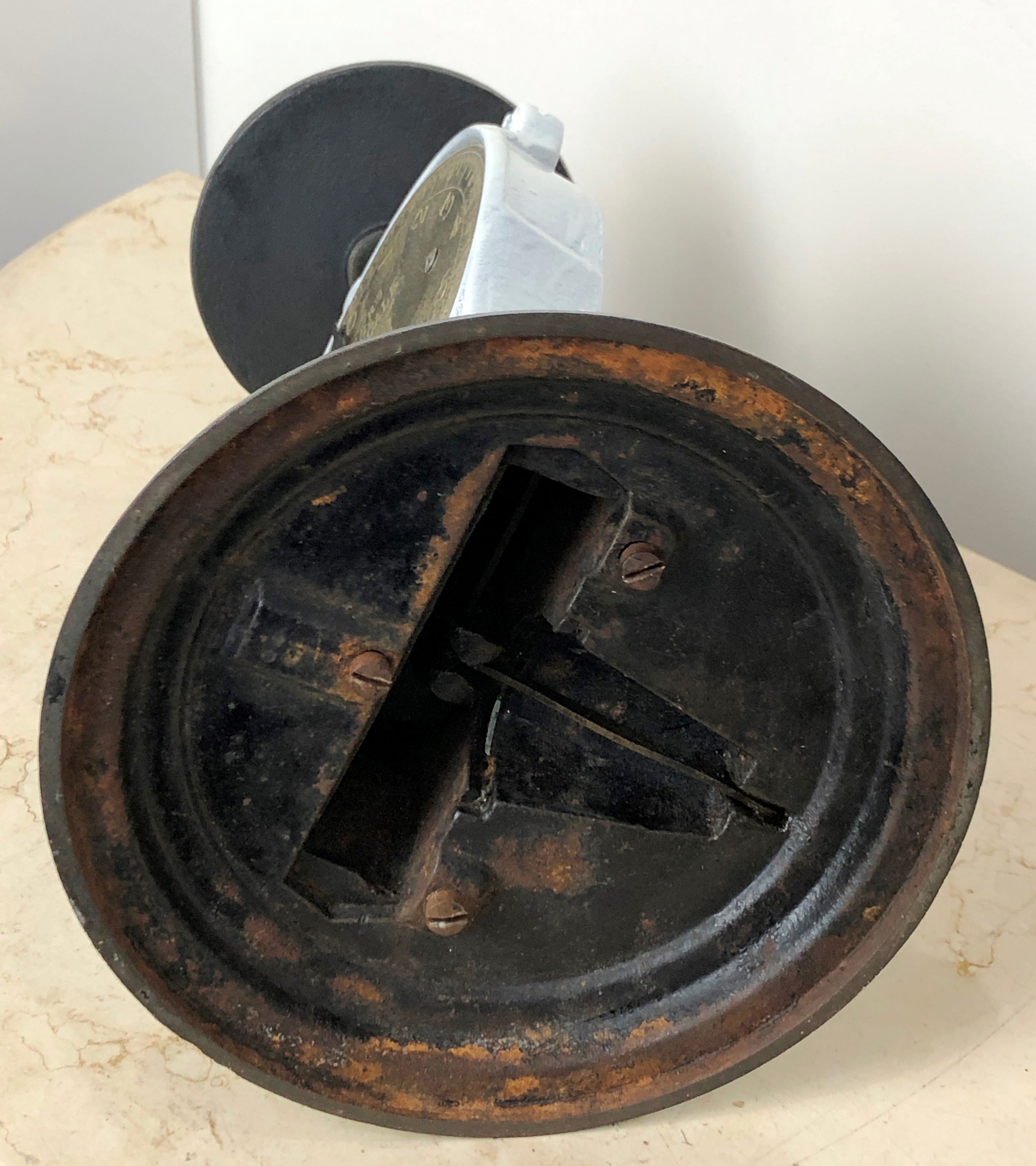 Vintage Cast Iron Salter Family Scale Lamp Loft Handmade Unique Vintage Cast Iron Salter Family Scale Lamp Loft Handmade Unique