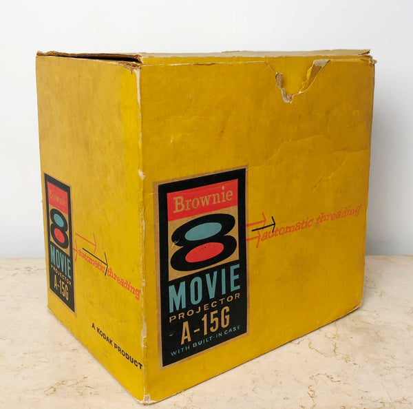 Vintage BROWNIE 8 Kodak A-15G Reel Movie Projector | eXibit collection