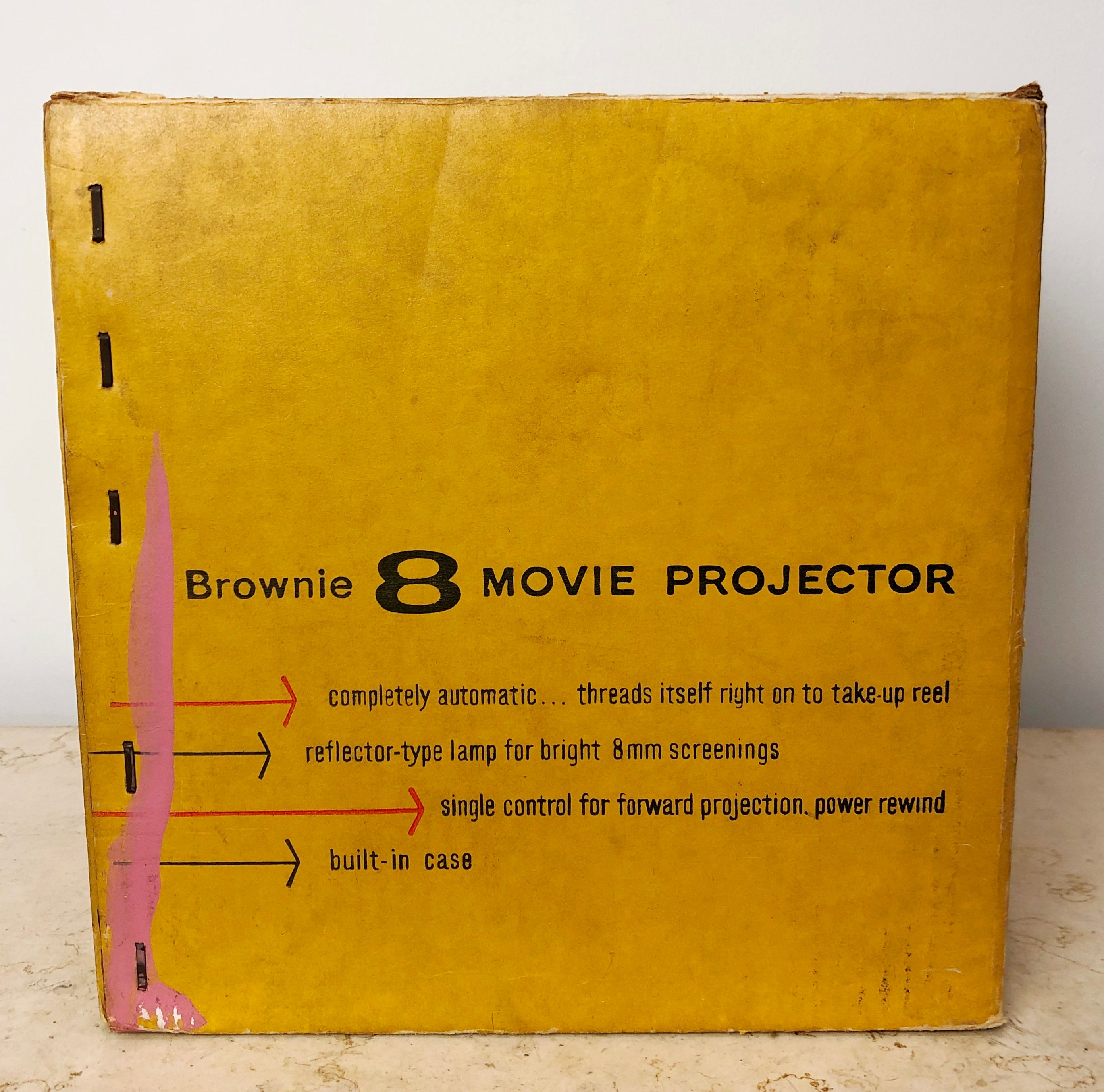 Vintage BROWNIE 8 Kodak A-15G Reel Movie Projector | eXibit collection