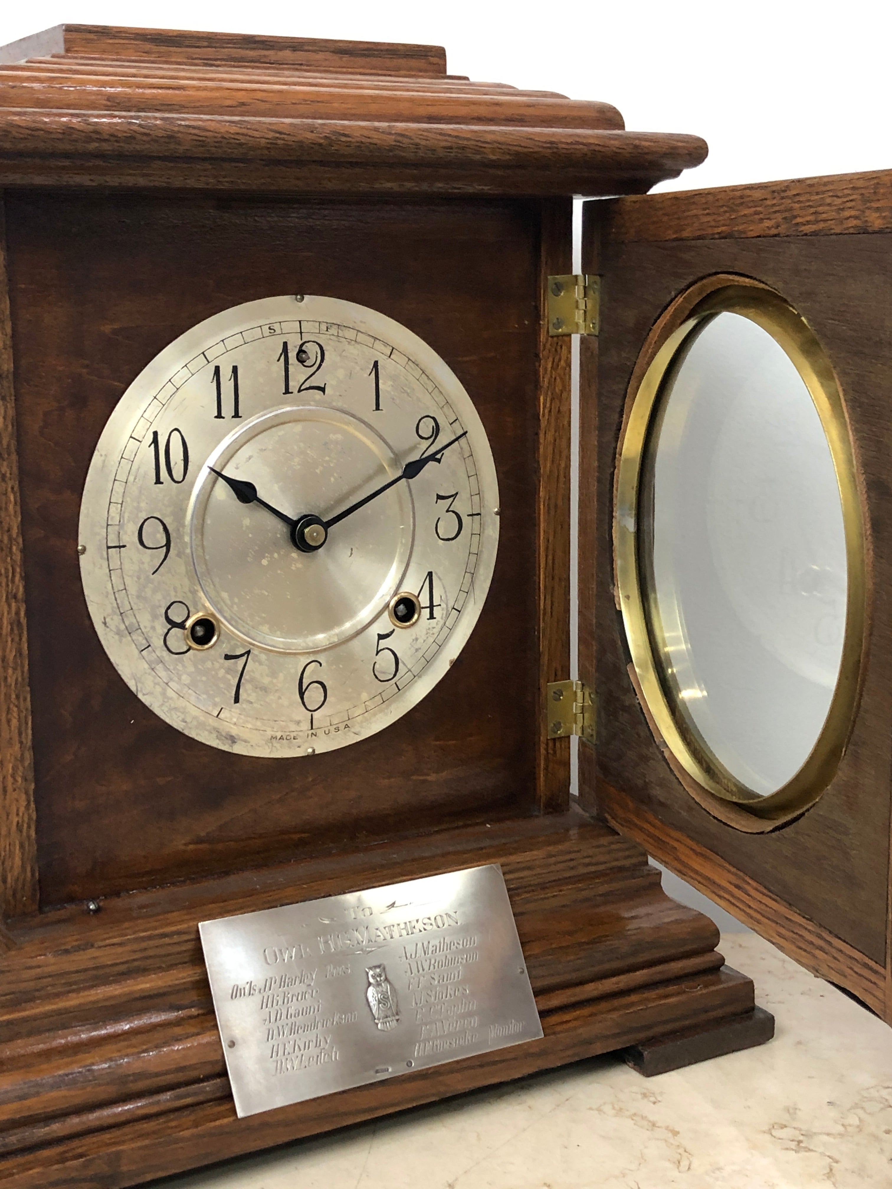 Antique Original ANSONIA Hammer Chime Mantel Clock | eXibit collection