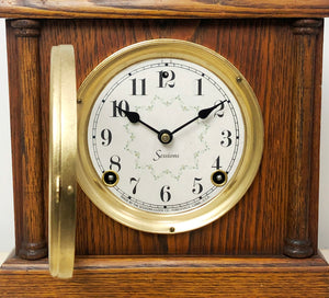 Antique Sessions Hammer Coil Chime Mantel Clock | eXibit collection