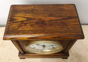 Antique Sessions Hammer Coil Chime Mantel Clock | eXibit collection