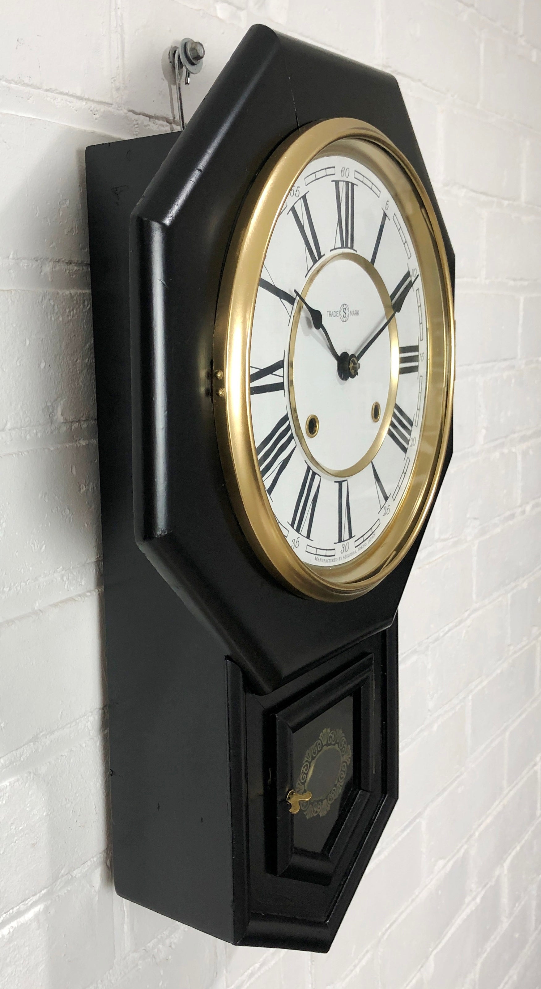 Vintage SEIKOSHA Hammer Chime Octagon Wall Clock | eXibit collection