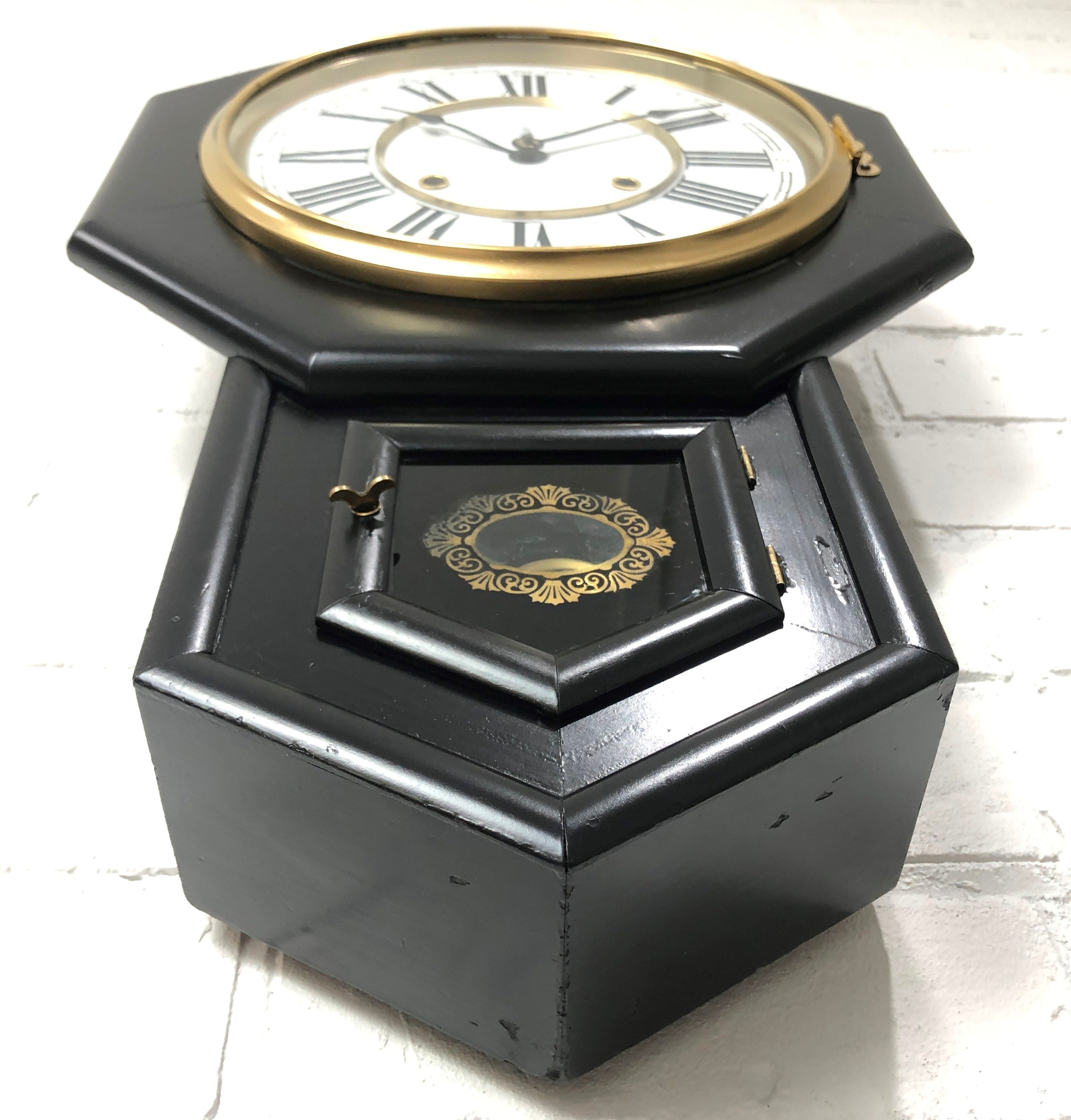 Vintage SEIKOSHA Hammer Chime Octagon Wall Clock | eXibit collection