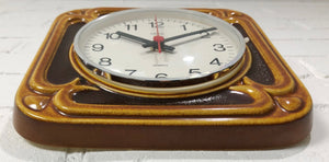 Vintage EUROPA German Quartz Ceramic Wall Clock | eXibit collection