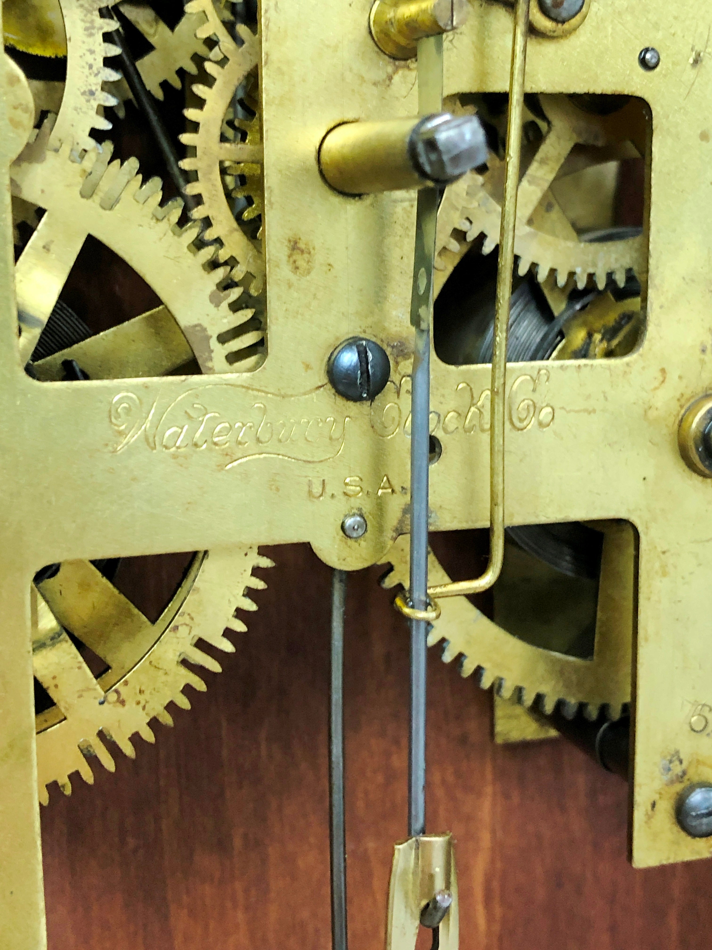 Antique WATERBURY U.S.A Cottage Mantel Clock | eXibit collection