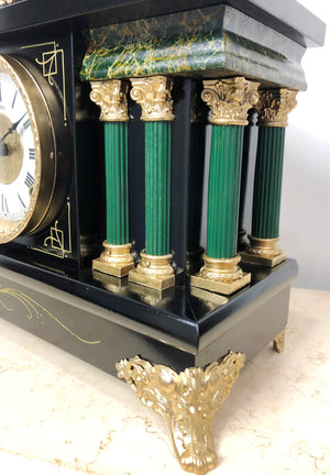 Antique Sessions Hammer Chime Mantel Clock | eXibit collection