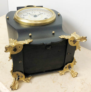 Antique NEW HAVEN U.S.A Cast Iron Mantel Clock | eXibit collection