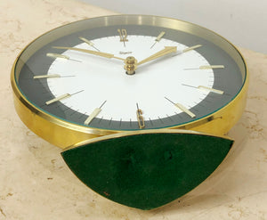 Vintage Art Deco URGOS Brass Desk Clock | eXibit collection