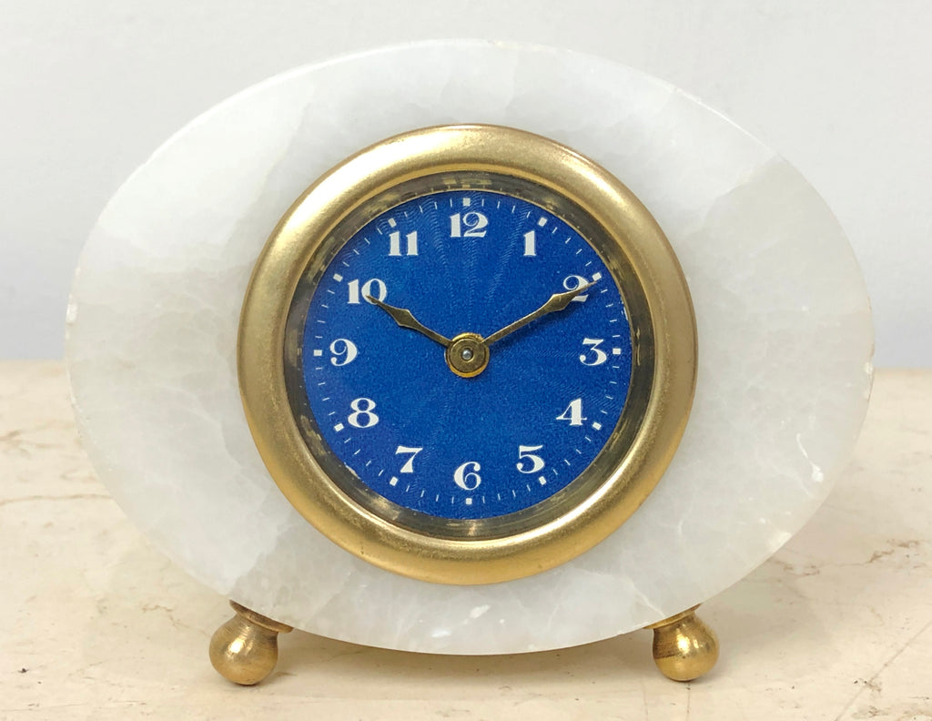Vintage GERMAN Marble Desk Clock | eXibit collection