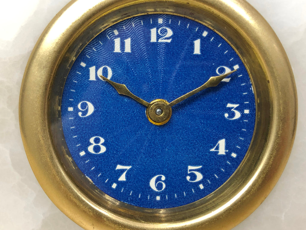 Vintage GERMAN Marble Desk Clock | eXibit collection