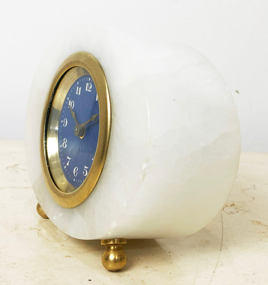Vintage GERMAN Marble Desk Clock | eXibit collection
