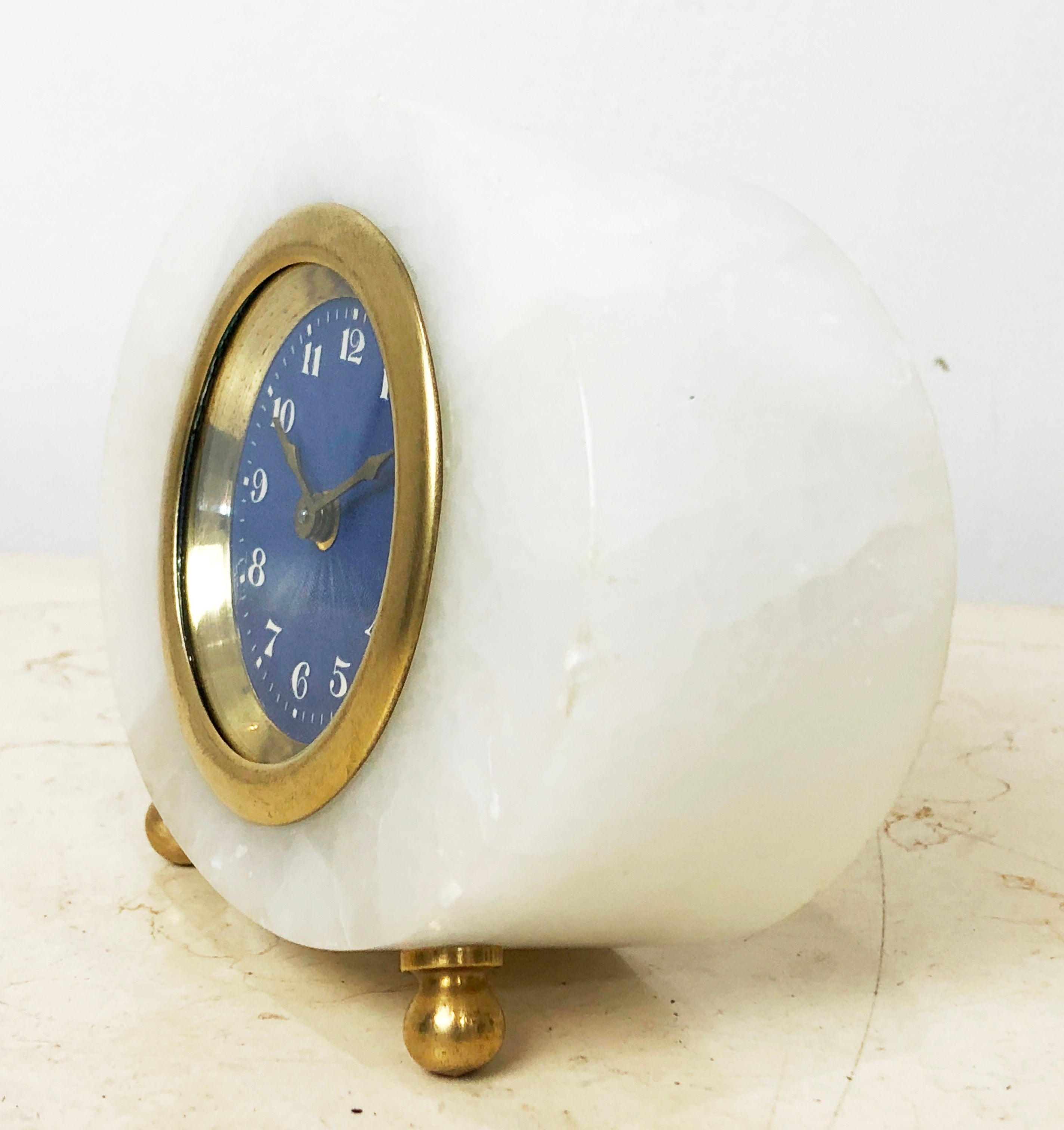 Vintage GERMAN Marble Desk Clock | eXibit collection