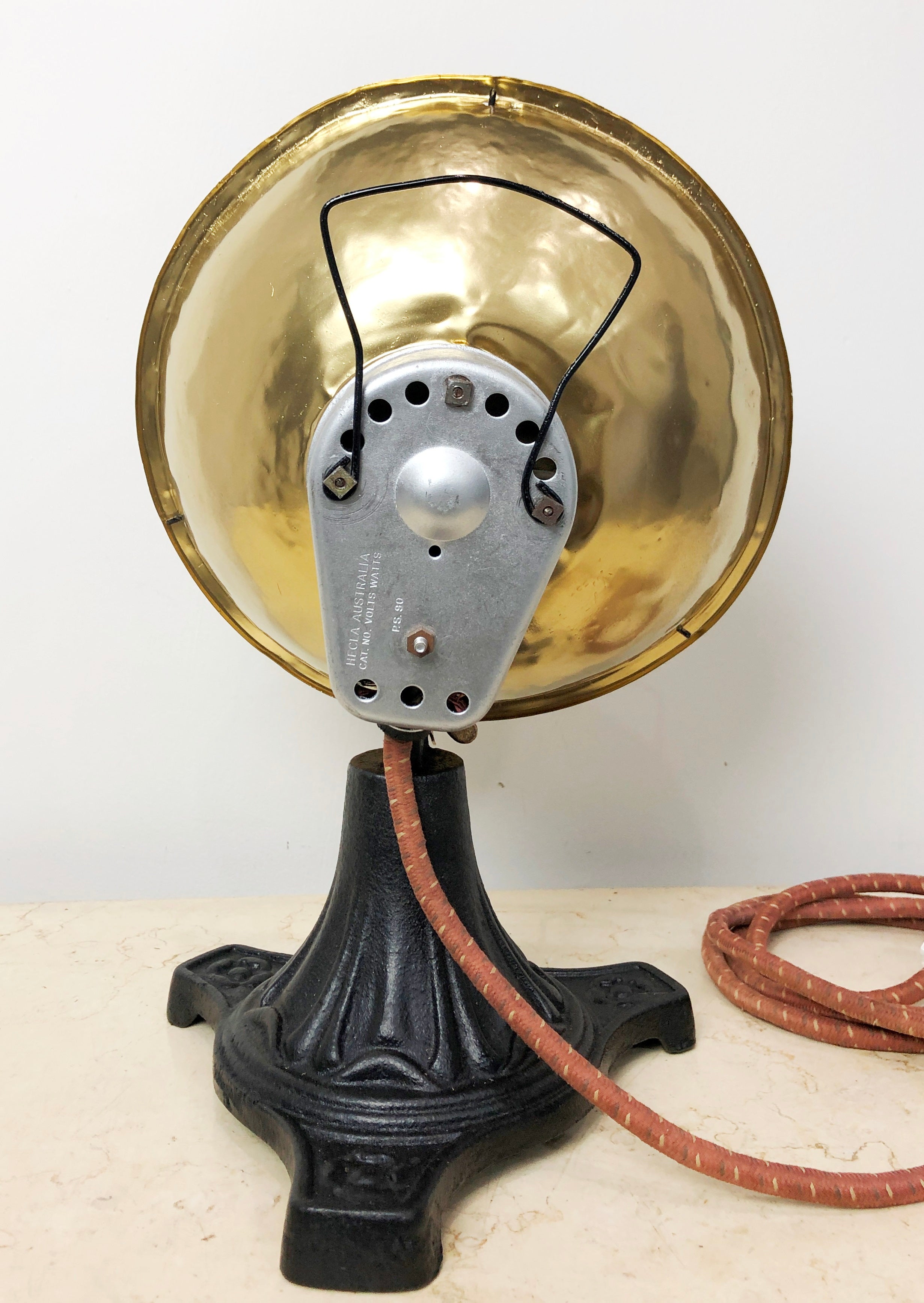 Vintage HECLA Cast Iron Electric Radiator Heater Lamp | eXibit collection