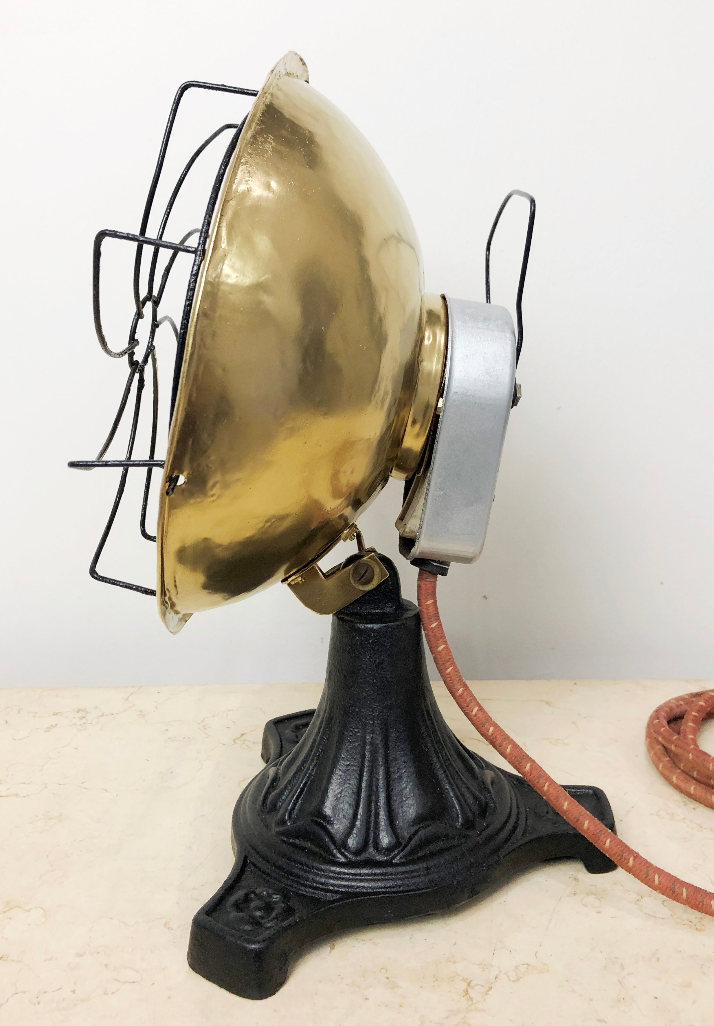 Vintage HECLA Cast Iron Electric Radiator Heater Lamp | eXibit collection